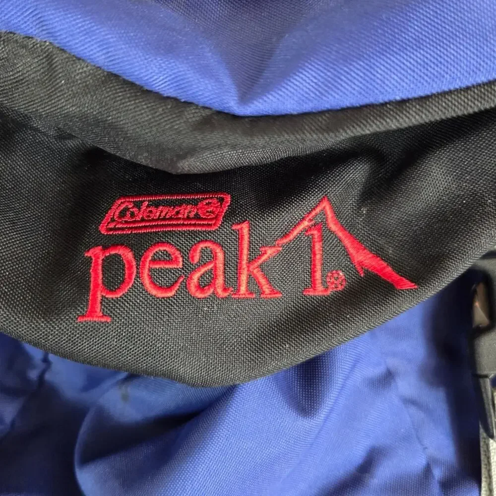 Coleman Peak 1 Hiking Backpack Blue Black & Gray Medium Capacity